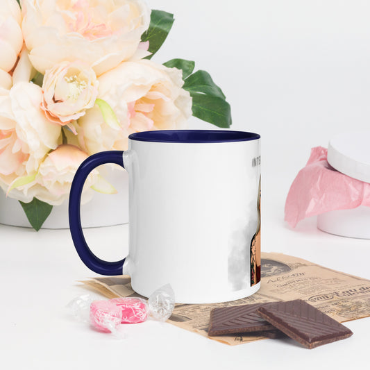 "Interrupted" Mug with Color Inside
