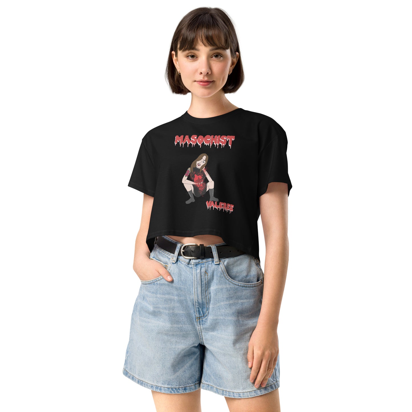 "Masochist" crop top