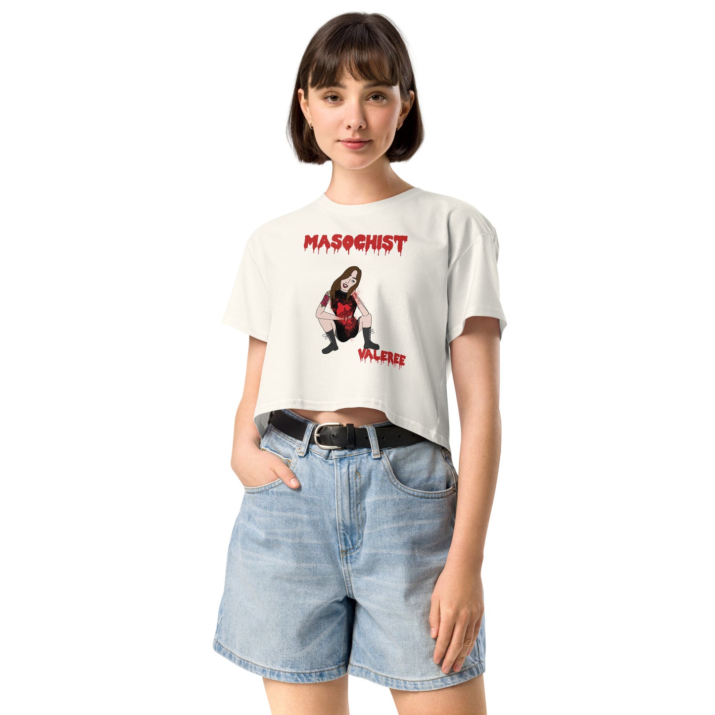 "Masochist" crop top