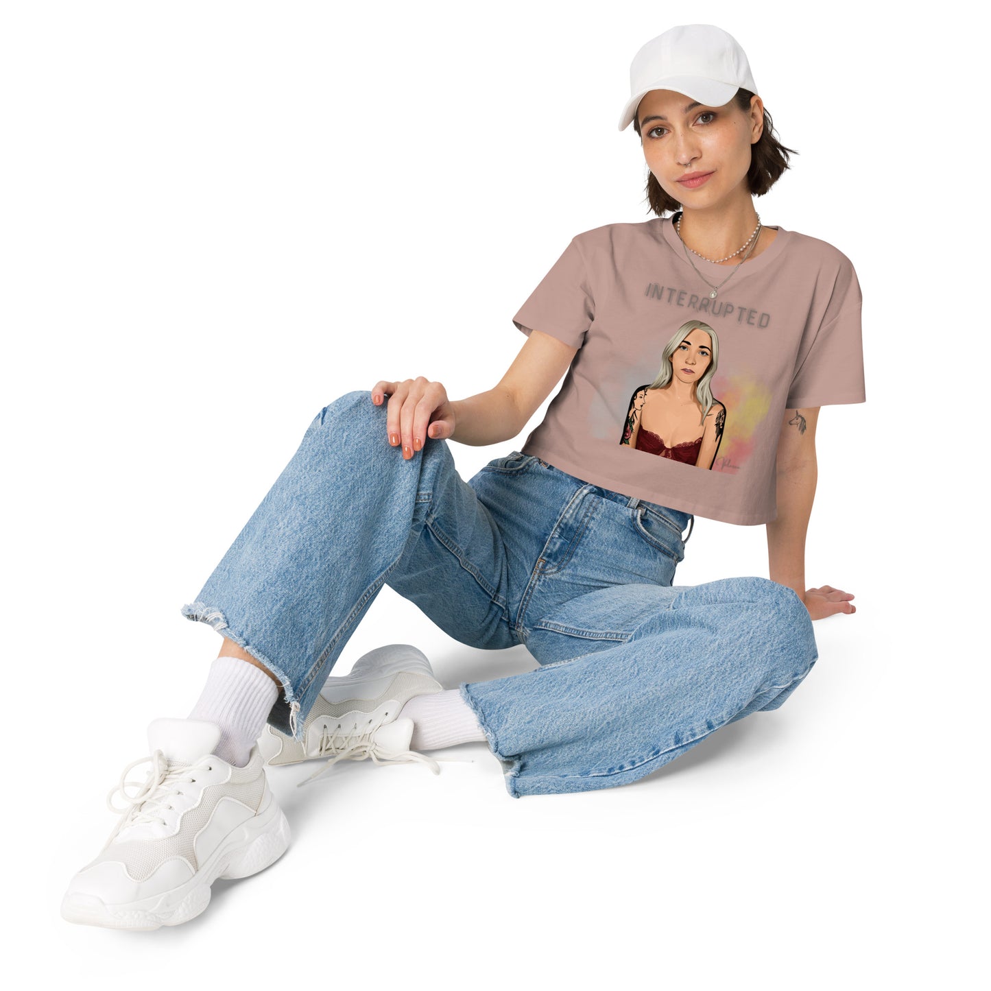 Interrupted Crop Top